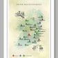 Irish Racecourses - Poster Print