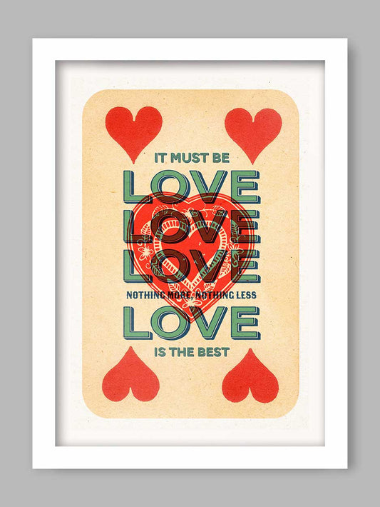 It Must Be Love Music Print