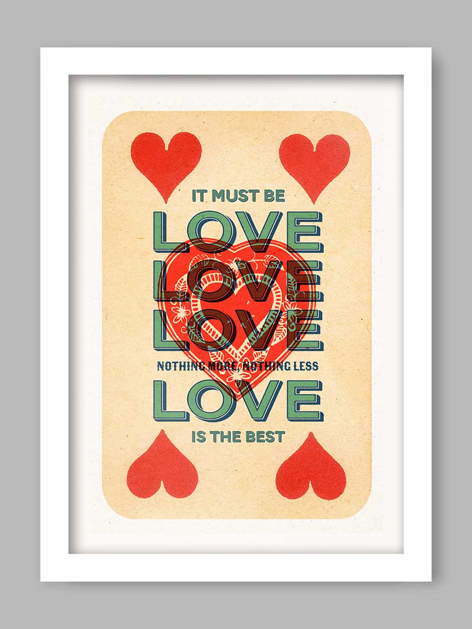 It Must Be Love - Music Print