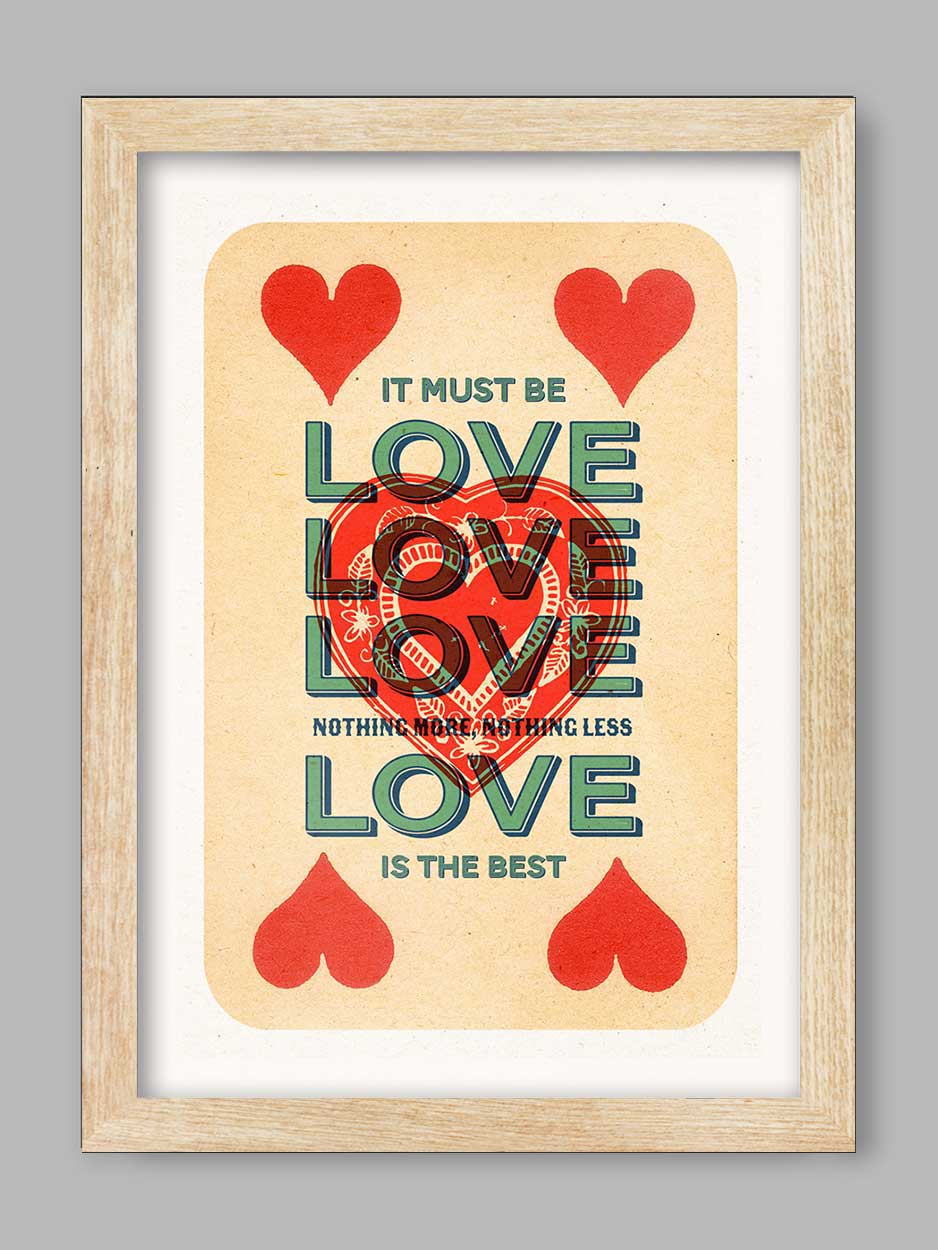 It Must Be Love - Music Print