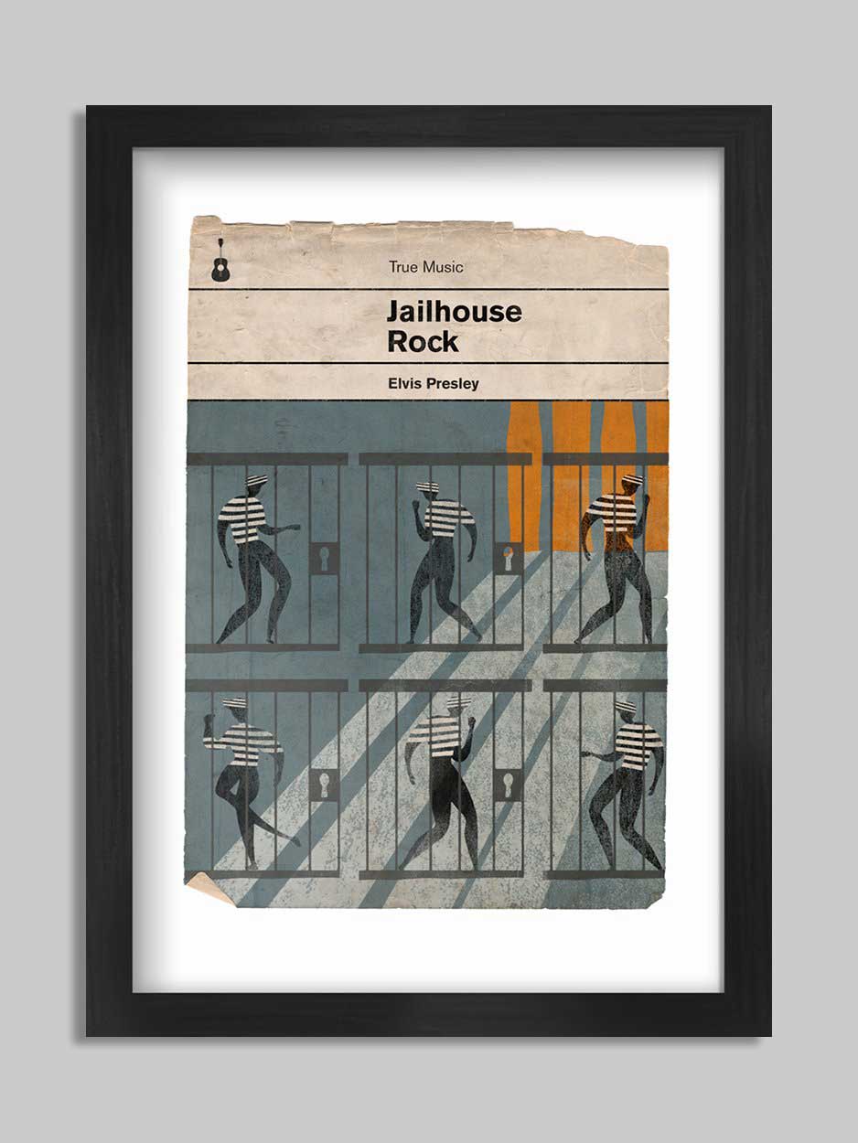 Jailhouse Rock - Elvis Music Print
