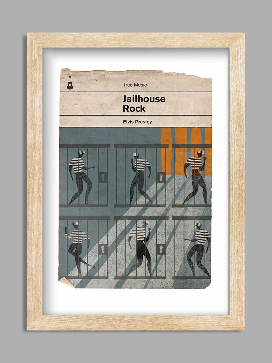 Jailhouse Rock - Elvis Music Print