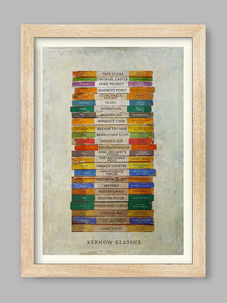 Kernow Klassics - Cornwall Print