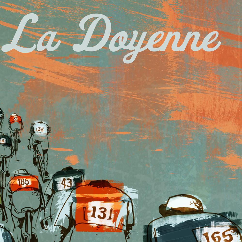 La Doyenne - Cycling Print