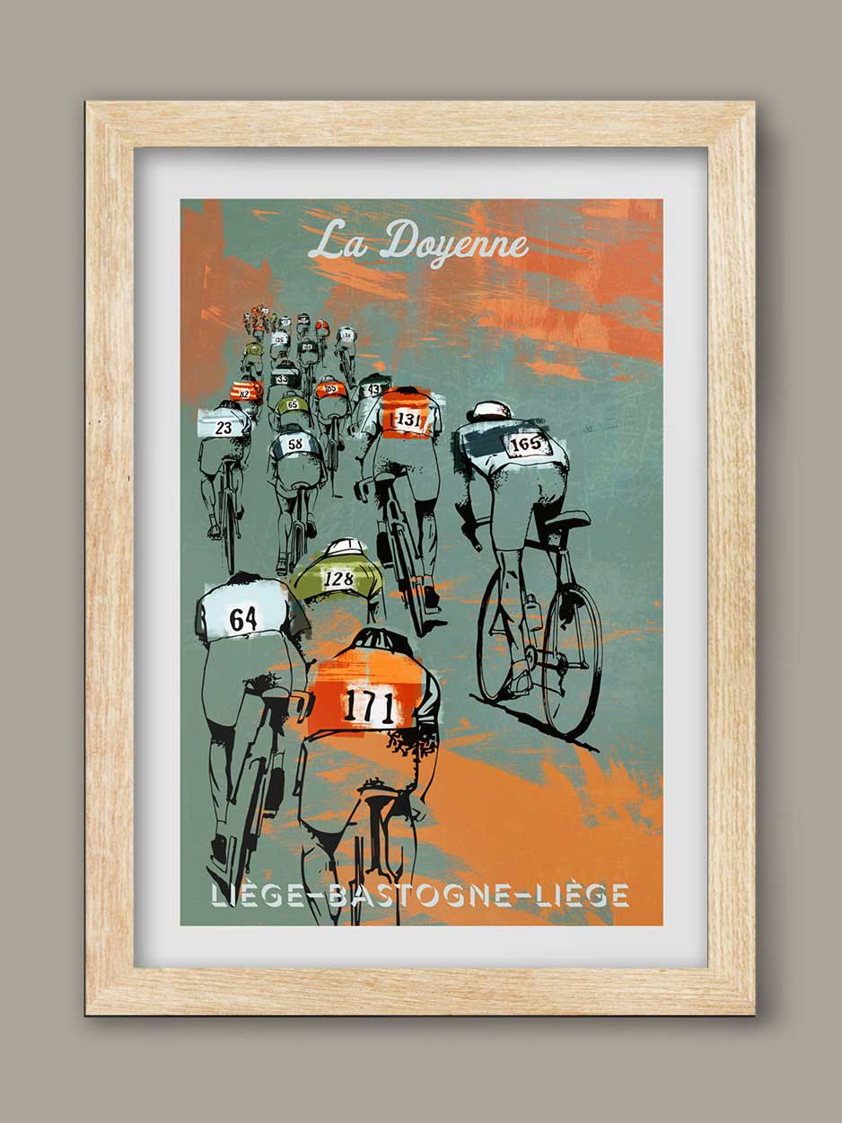 La Doyenne - Cycling Print