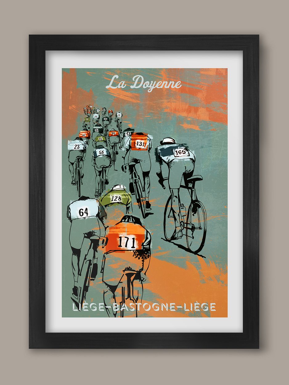 La Doyenne - Cycling Print