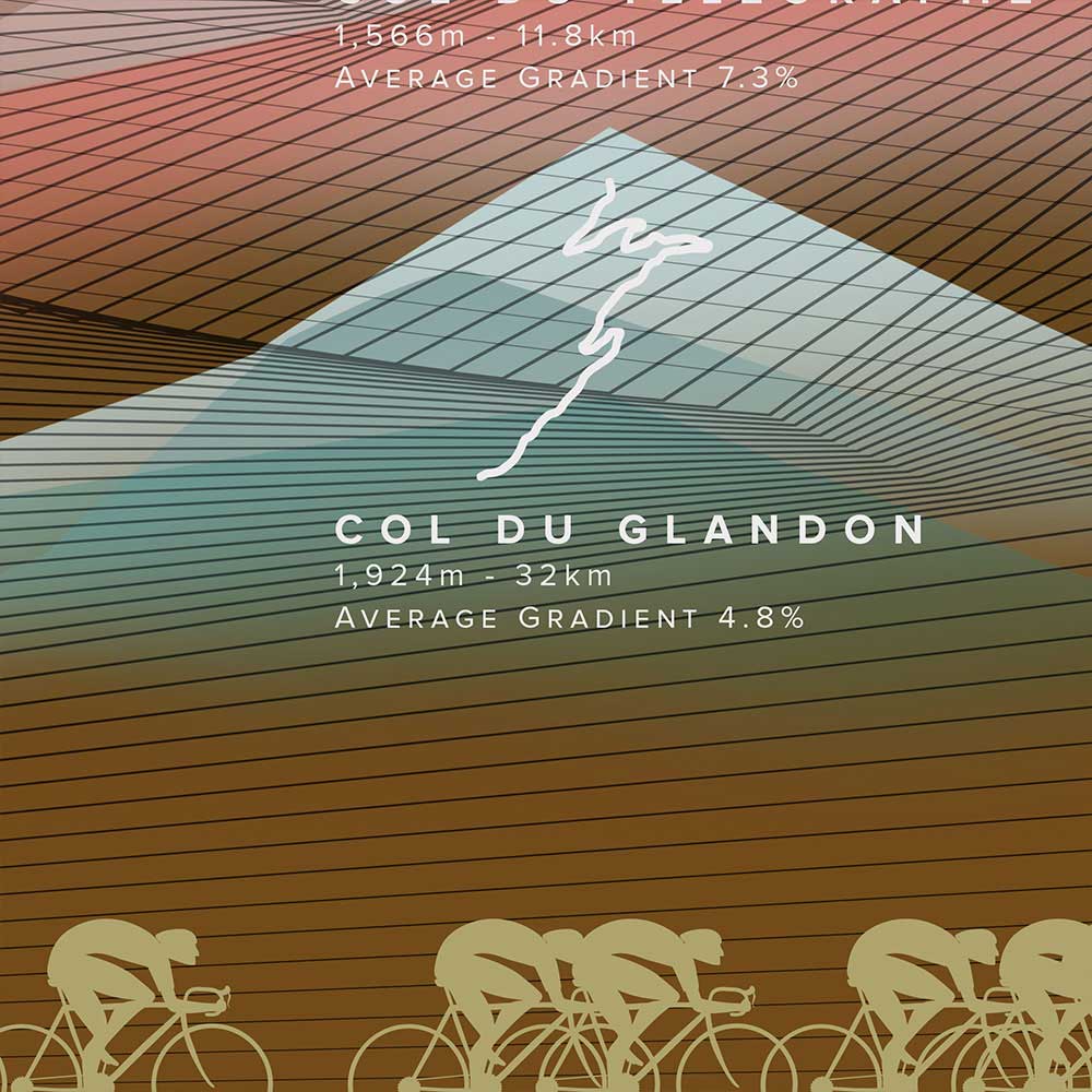 La Marmotte - Cycling Print