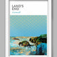 Land's End Coastal Abstract -  Poster Print