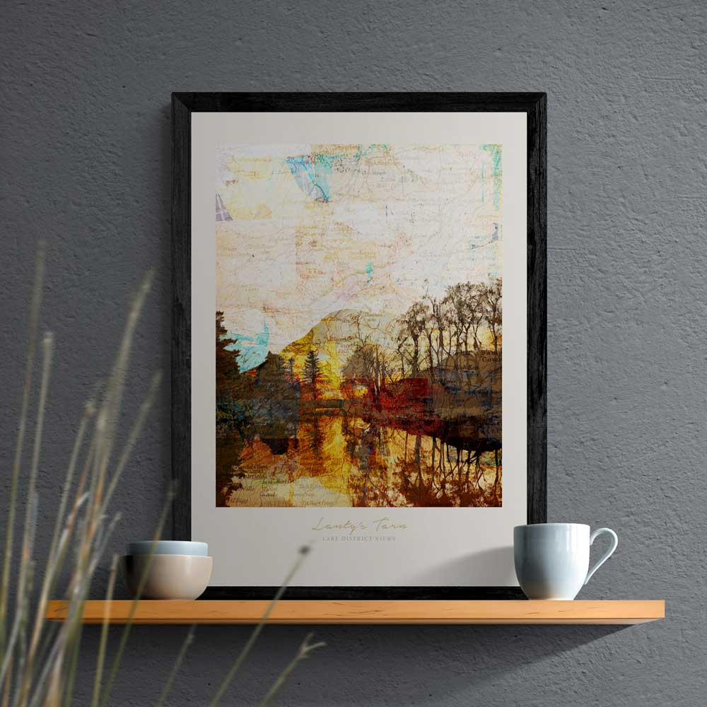 Lanty's Tarn - Lake District Views Print
