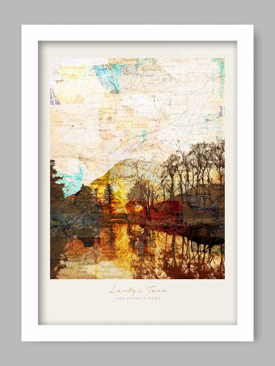 Lanty's Tarn - Lake District Views Print