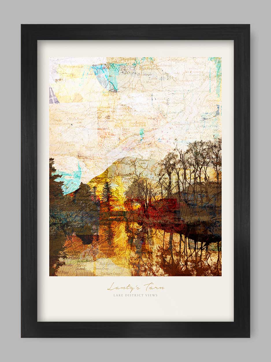 Lanty's Tarn - Lake District Views Print