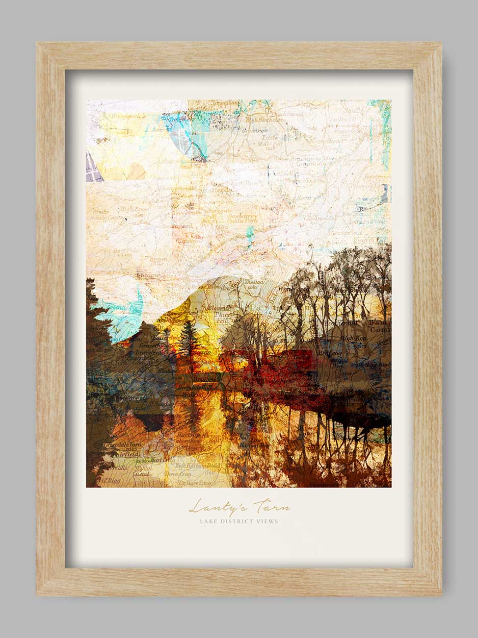 Lanty's Tarn - Lake District Views Print
