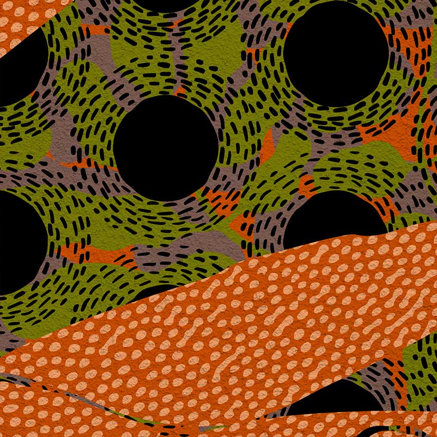 L'Été Doré - Botanical Print