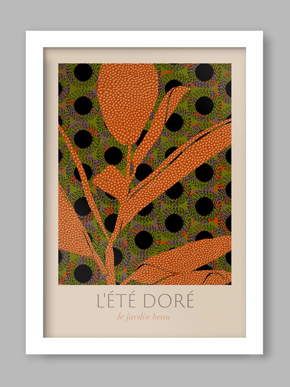 L'Été Doré - Botanical Print
