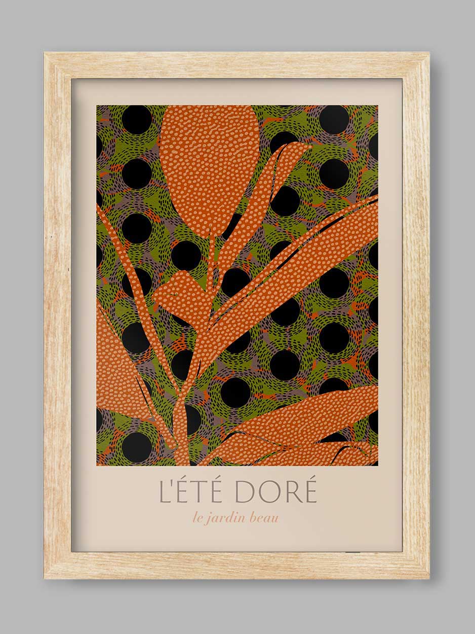 L'Été Doré - Botanical Print