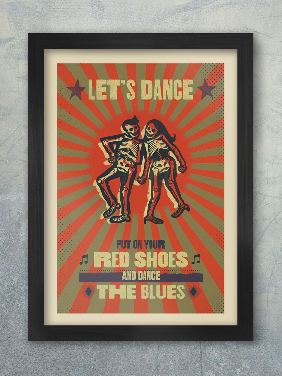 Let's Dance - Music Print