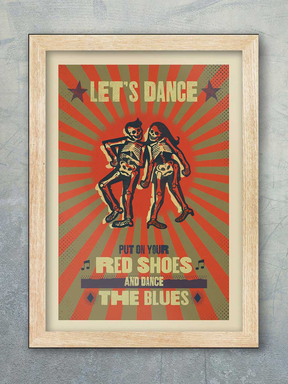 Let's Dance - Music Print