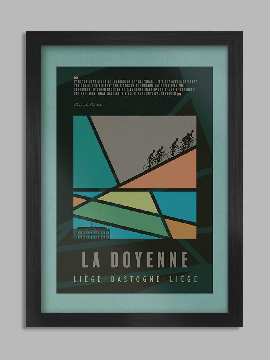 Liège–Bastogne–Liège, The Monuments - Cycling Print