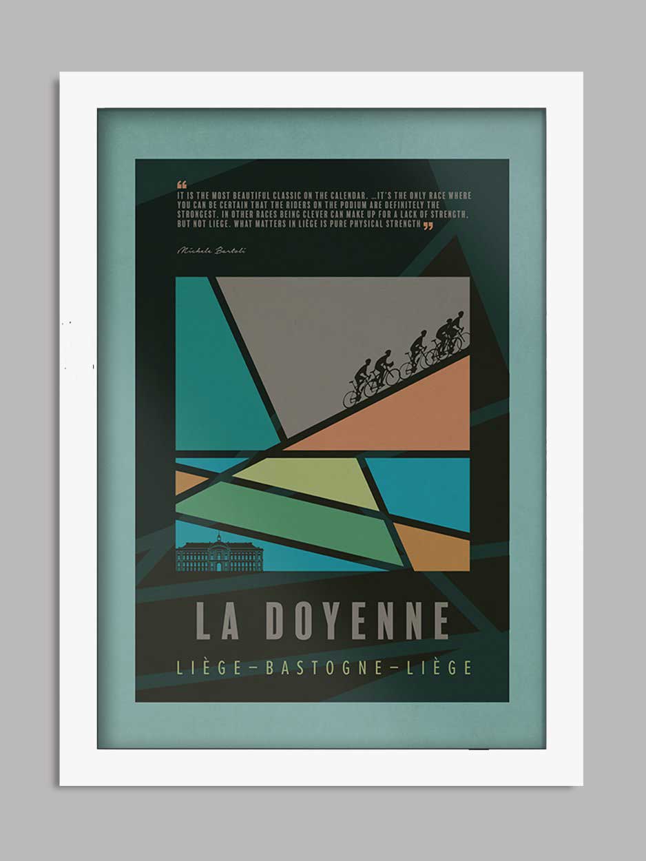 Liège–Bastogne–Liège, The Monuments - Cycling Print