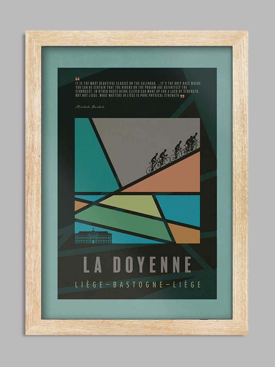 Liège–Bastogne–Liège, The Monuments - Cycling Print