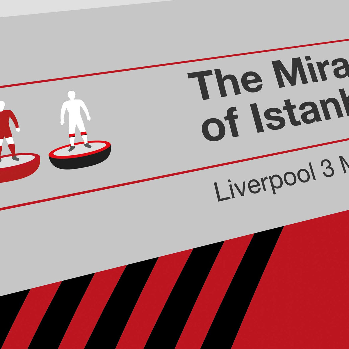 Liverpool 2005 Modernist - Football Print