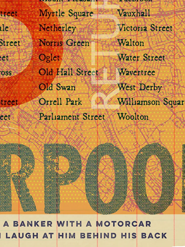 Liverpool Ticket To Ride Print