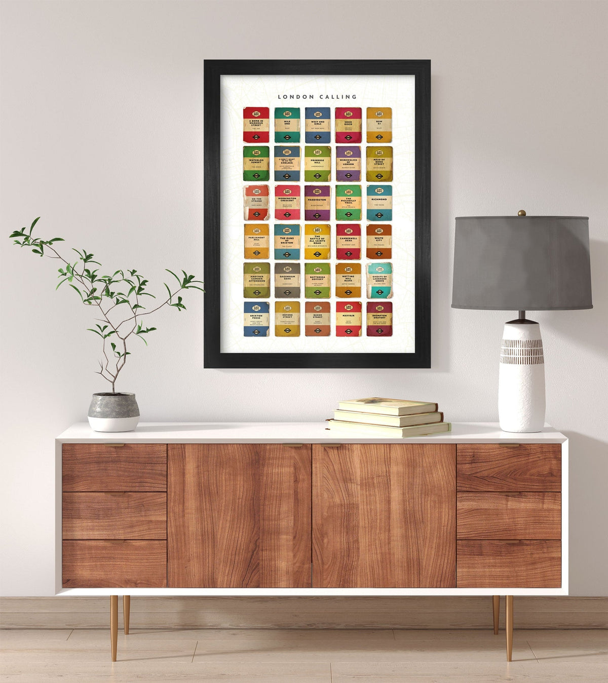 London Calling - Music Print