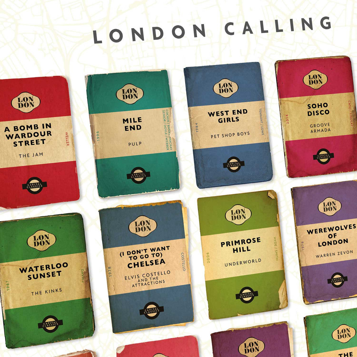 London Calling - Music Print