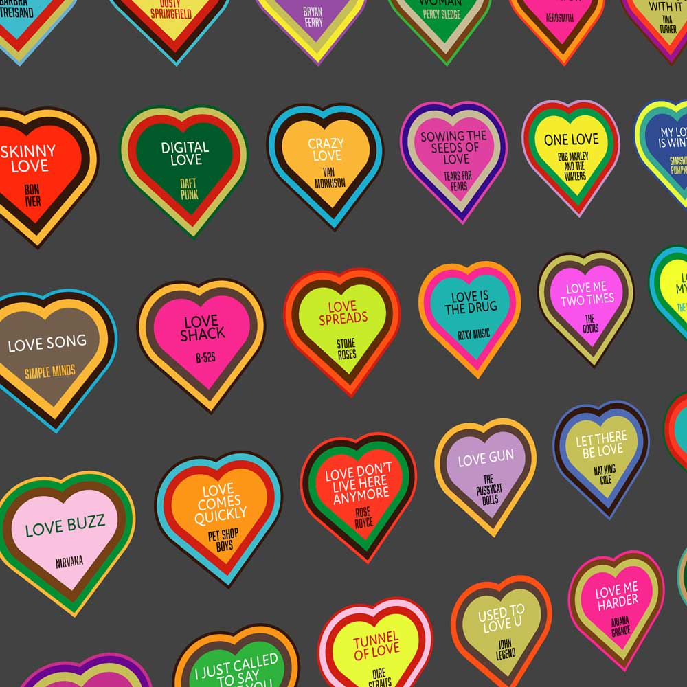 Love Songs - Music Print