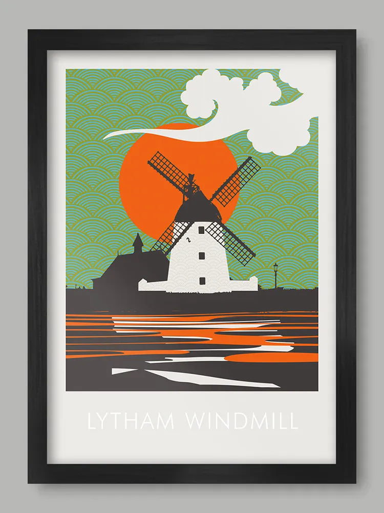 Lytham Windmill Print