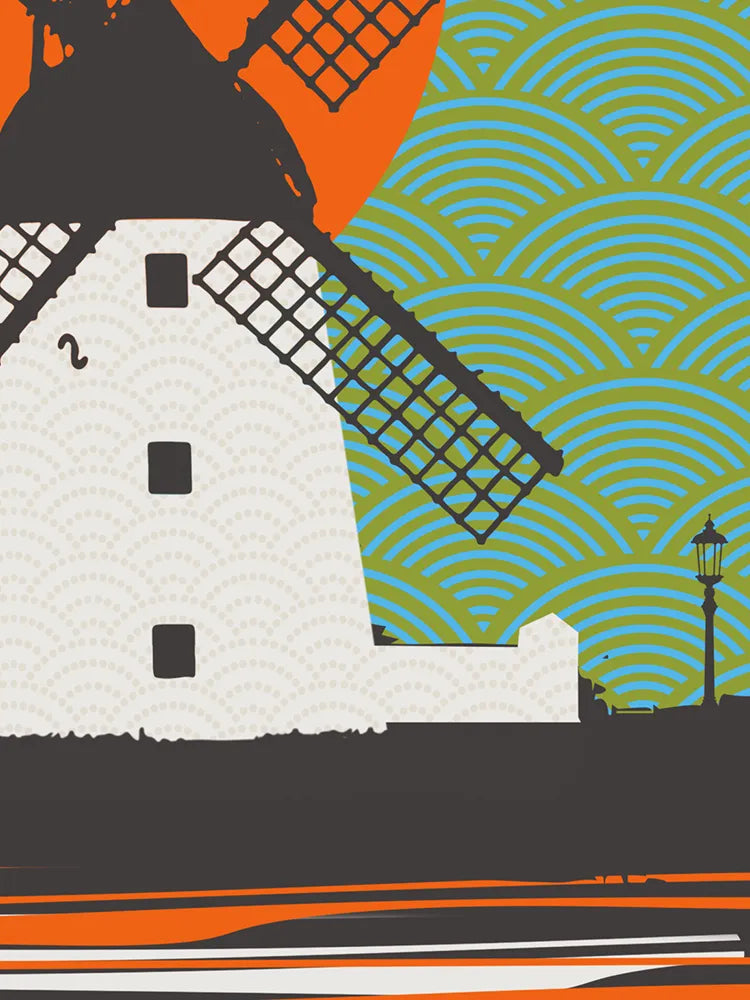 Lytham Windmill Print