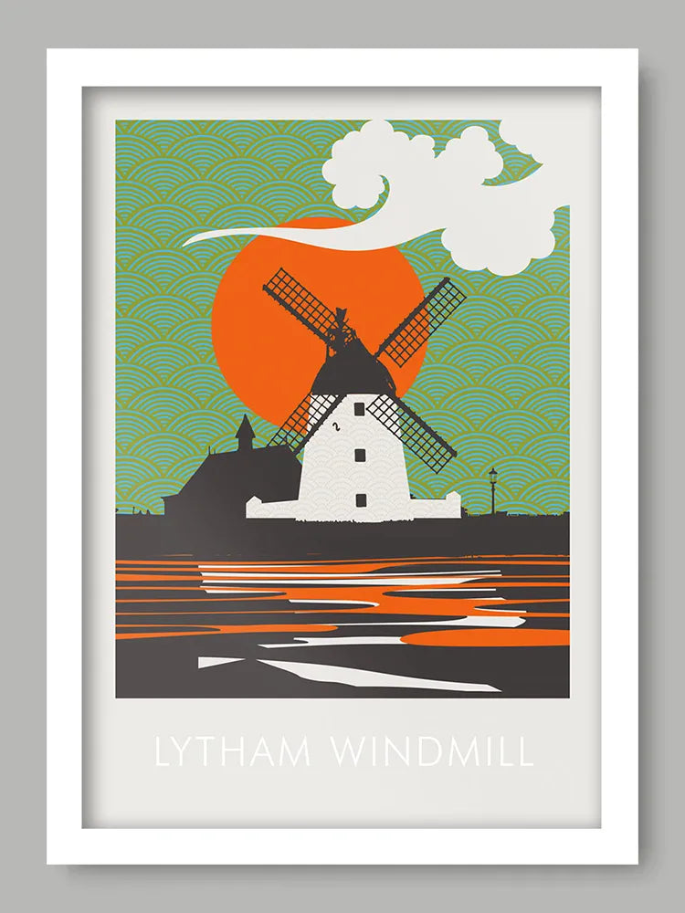 Lytham Windmill Print