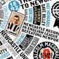 Magpies Wheel of Fame Poster Print