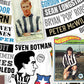 Magpies Wheel of Fame Poster Print
