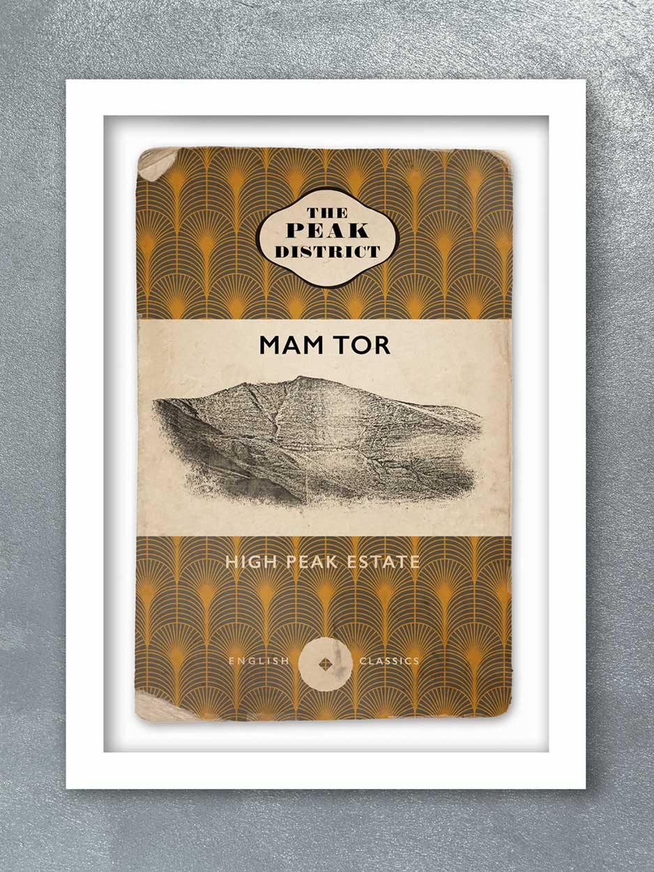 Mam Tor Vintage Print