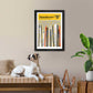 Manchester Through Words and Song Poster Print