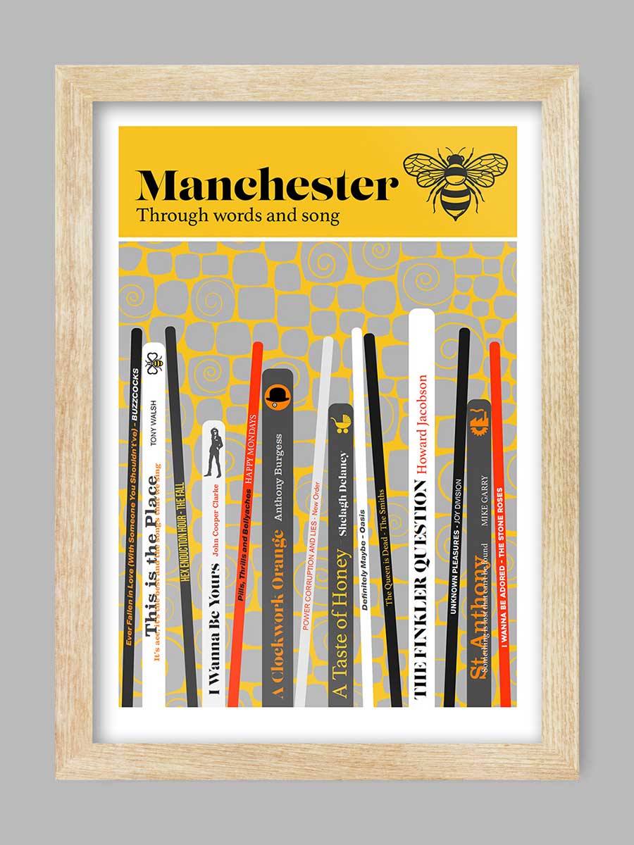 Manchester Through Words and Song Print