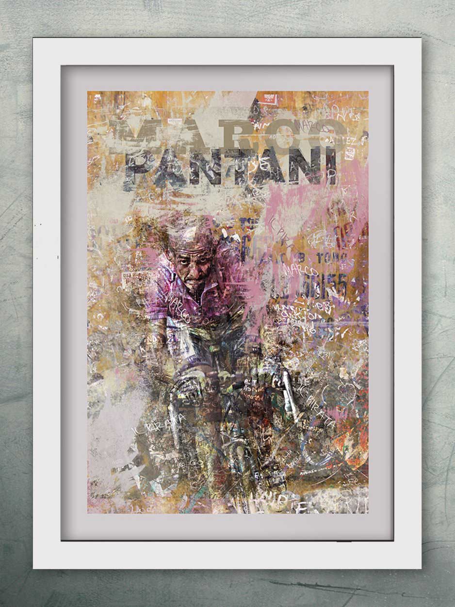 Marco Pantani - The Climber Cyling Print