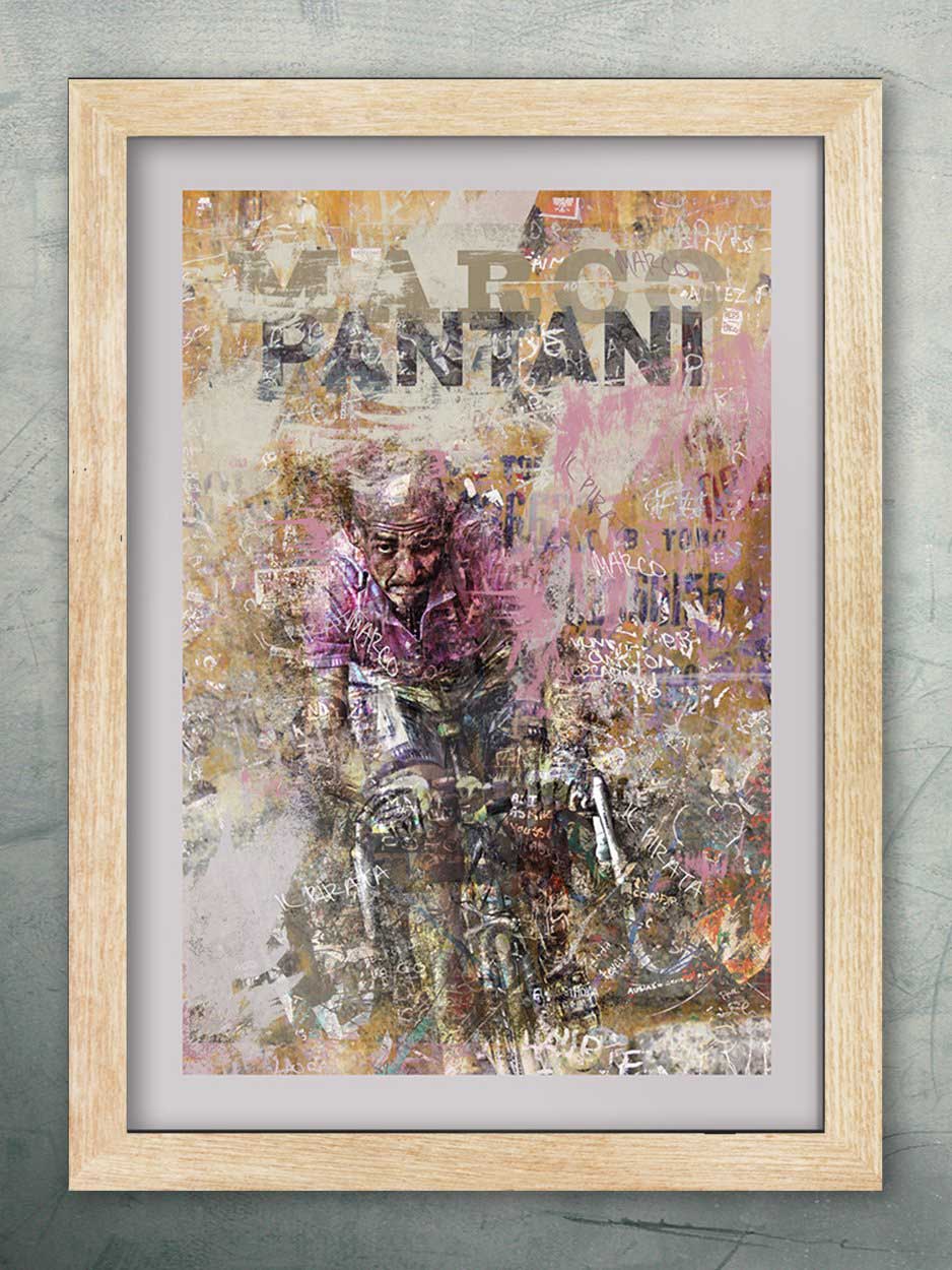 Marco Pantani - The Climber Cyling Print