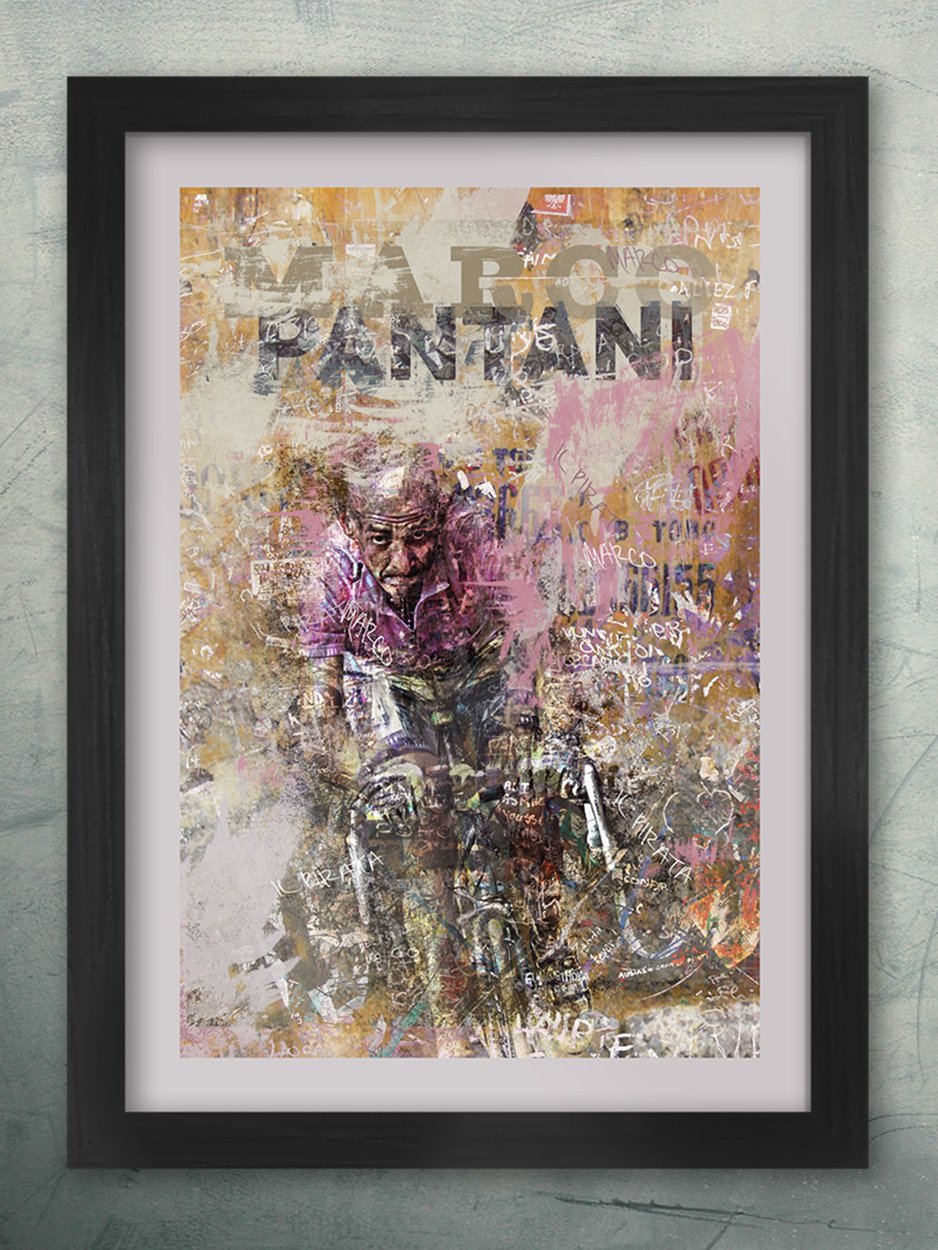 Marco Pantani - The Climber Cyling Print