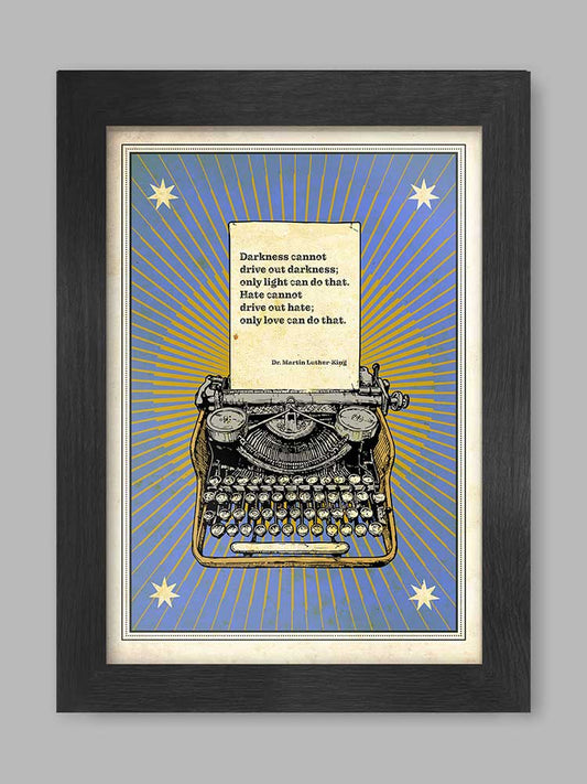 Martin Luther King - A4 Literary Quote Print