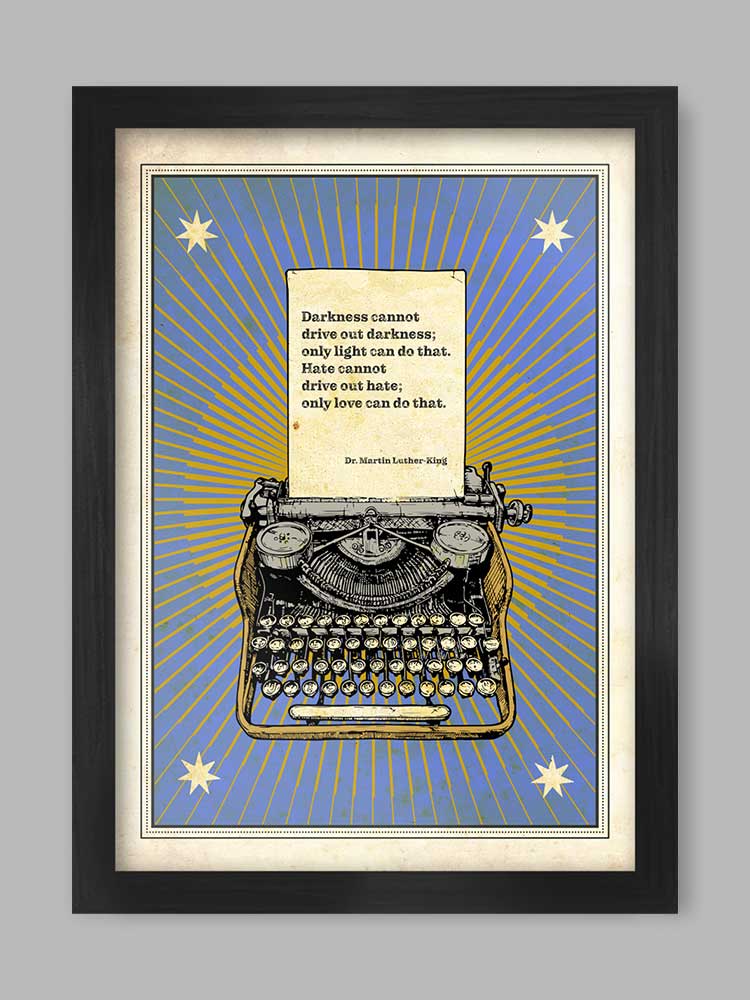 Martin Luther King Jr. Literary Quote Print