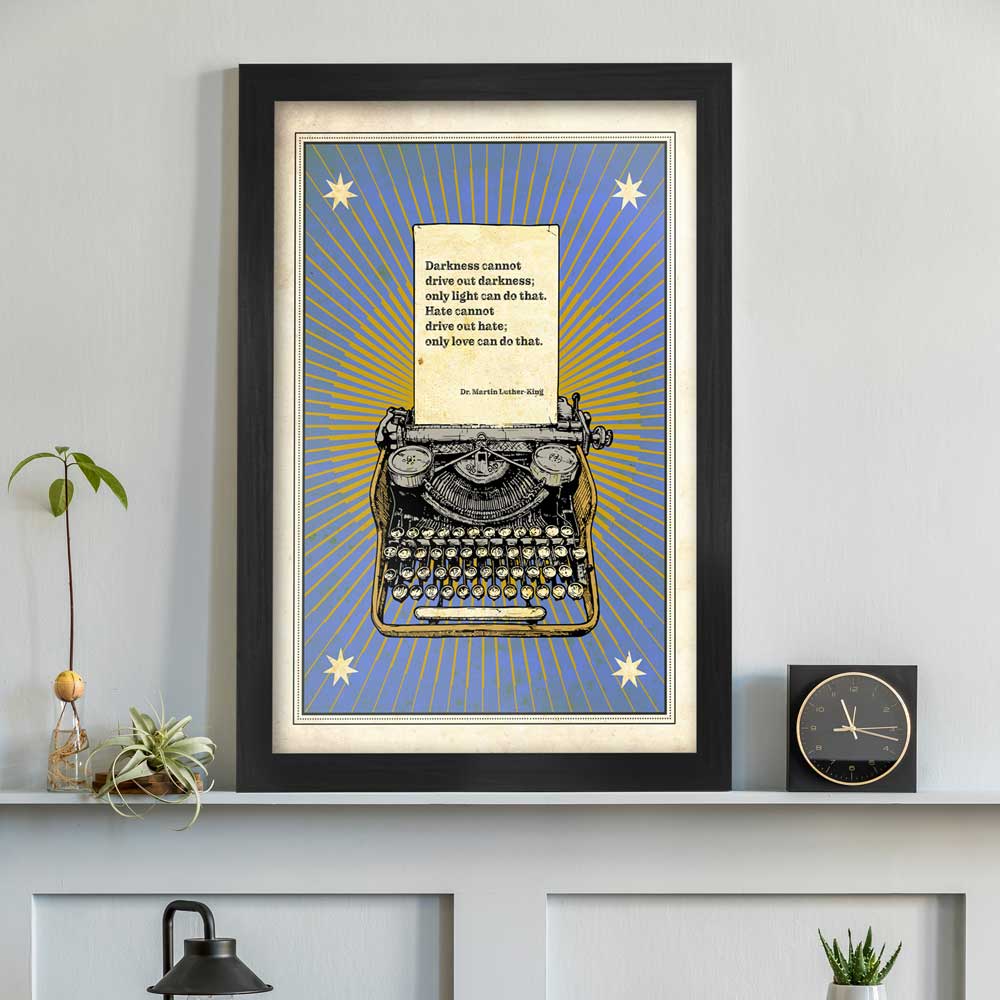 Martin Luther King Jr. Literary Quote Print