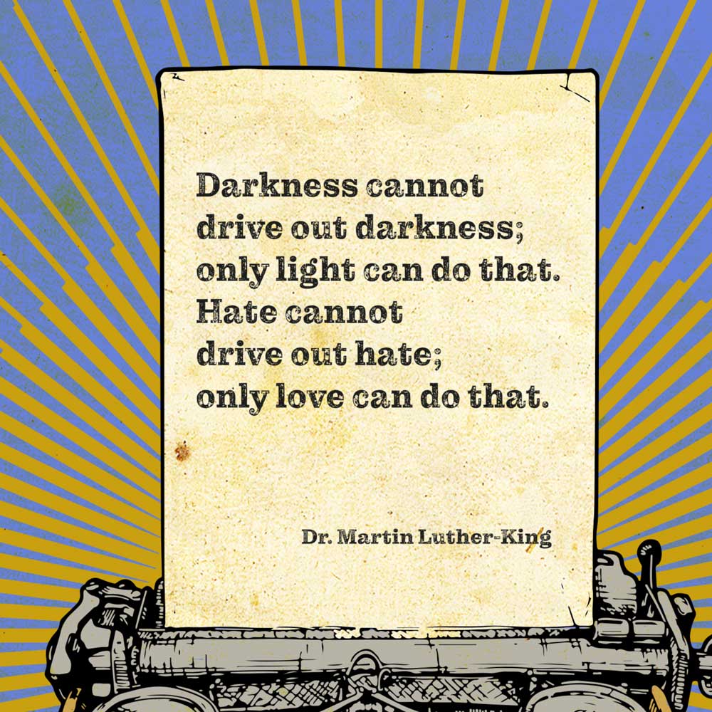 Martin Luther King Jr. Literary Quote Print