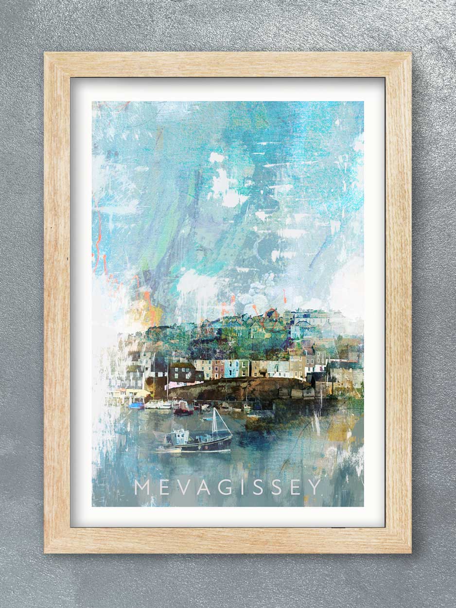Mevagissey Harbour Print