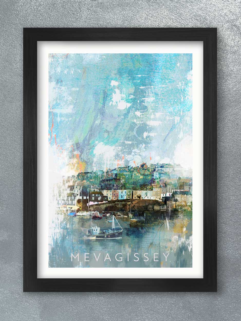 Mevagissey Harbour Print