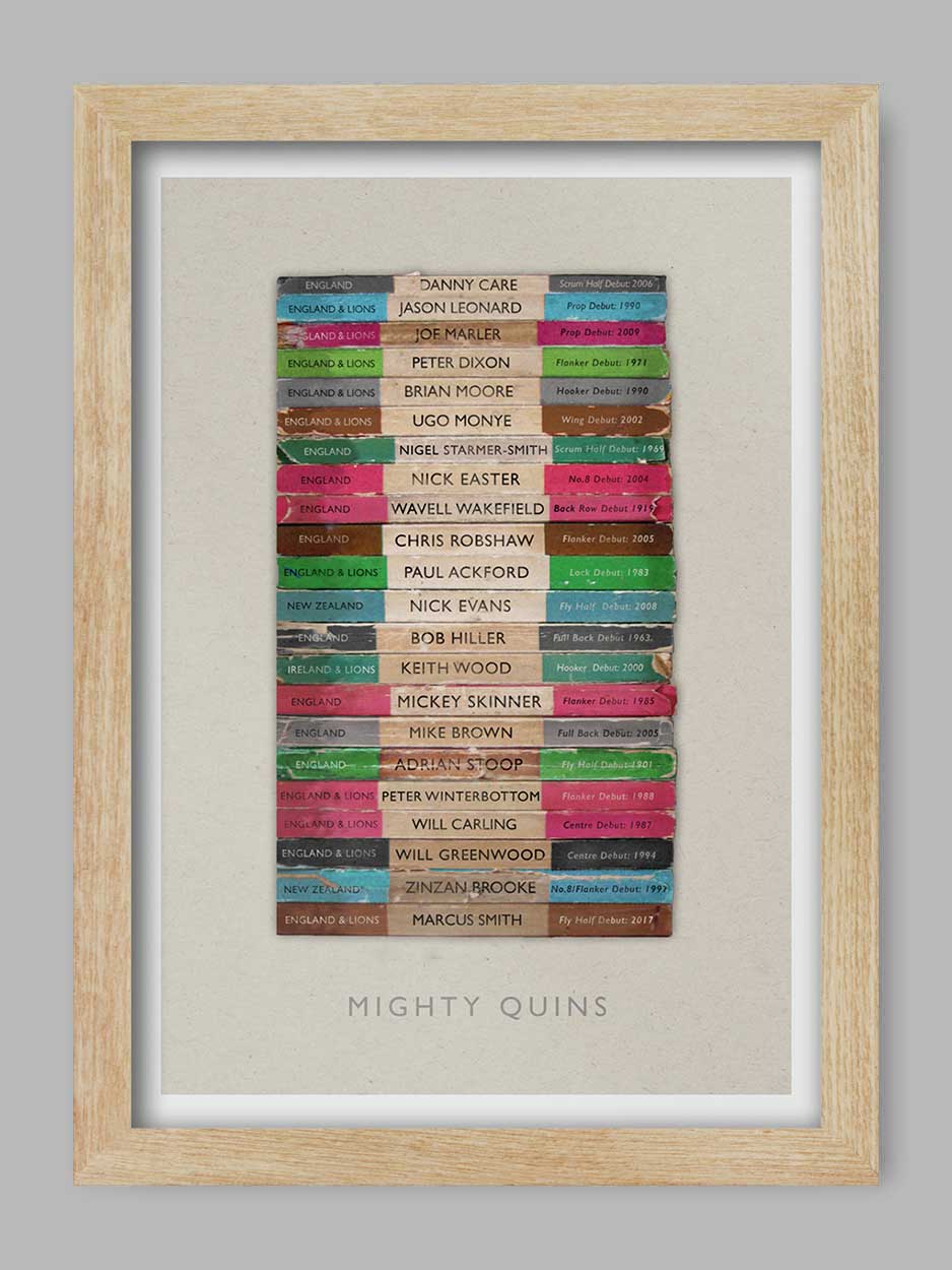 Mighty Quins - Harlequins poster print