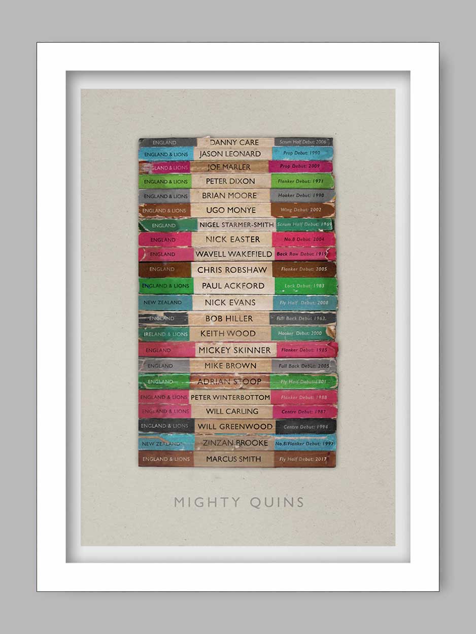 Mighty Quins - Harlequins poster print