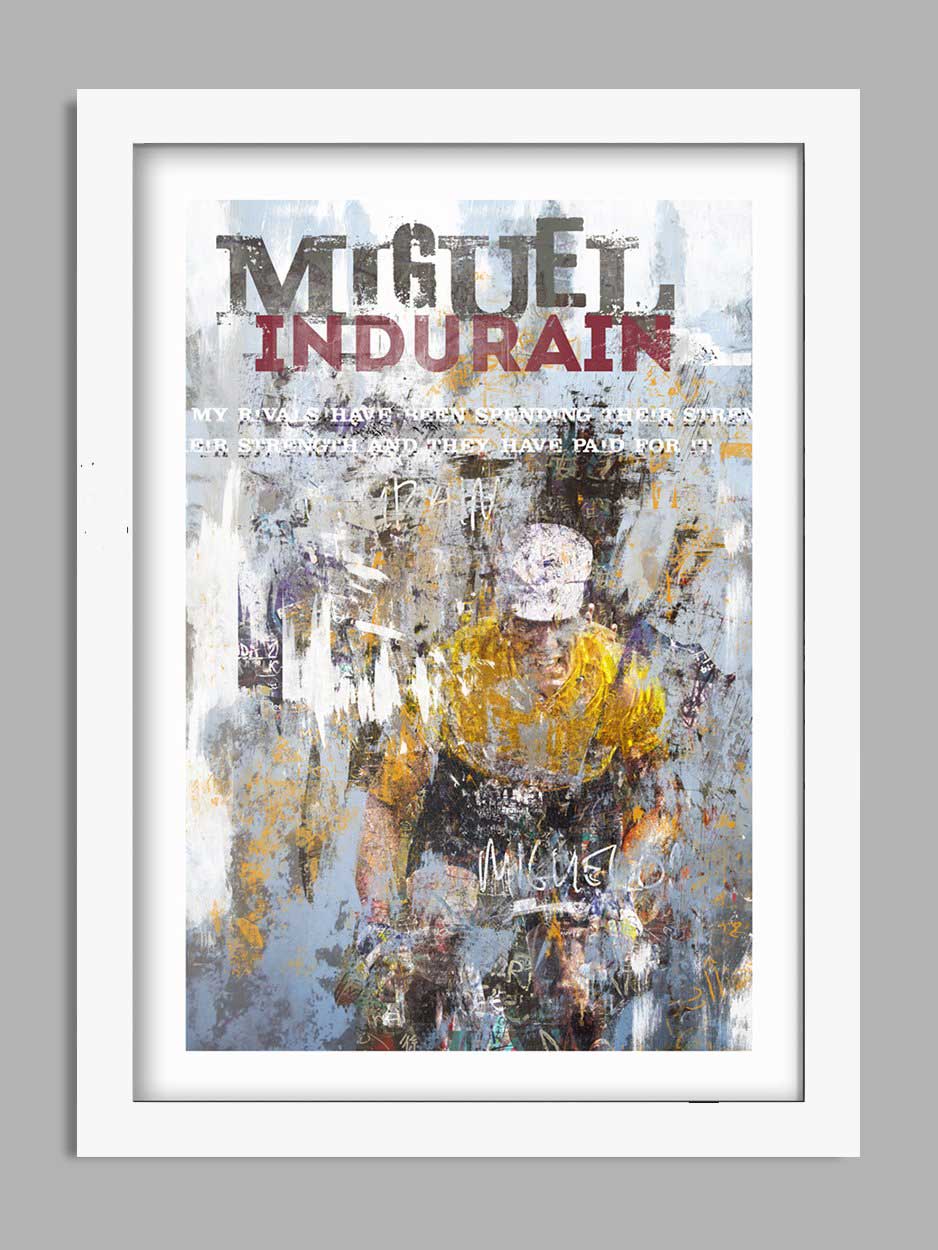 Miguel Induráin - Cycling Print