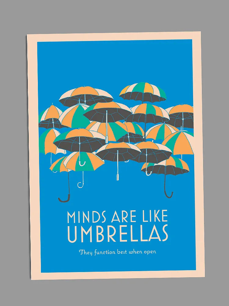minds are like umbrellas card